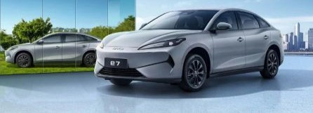 Электроседан BYD e7 оснастили шинами Triangle
